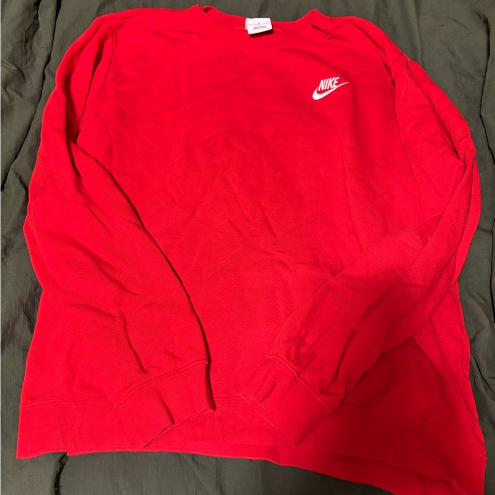 Nike Bold Red Crewneck Sweatshirt
